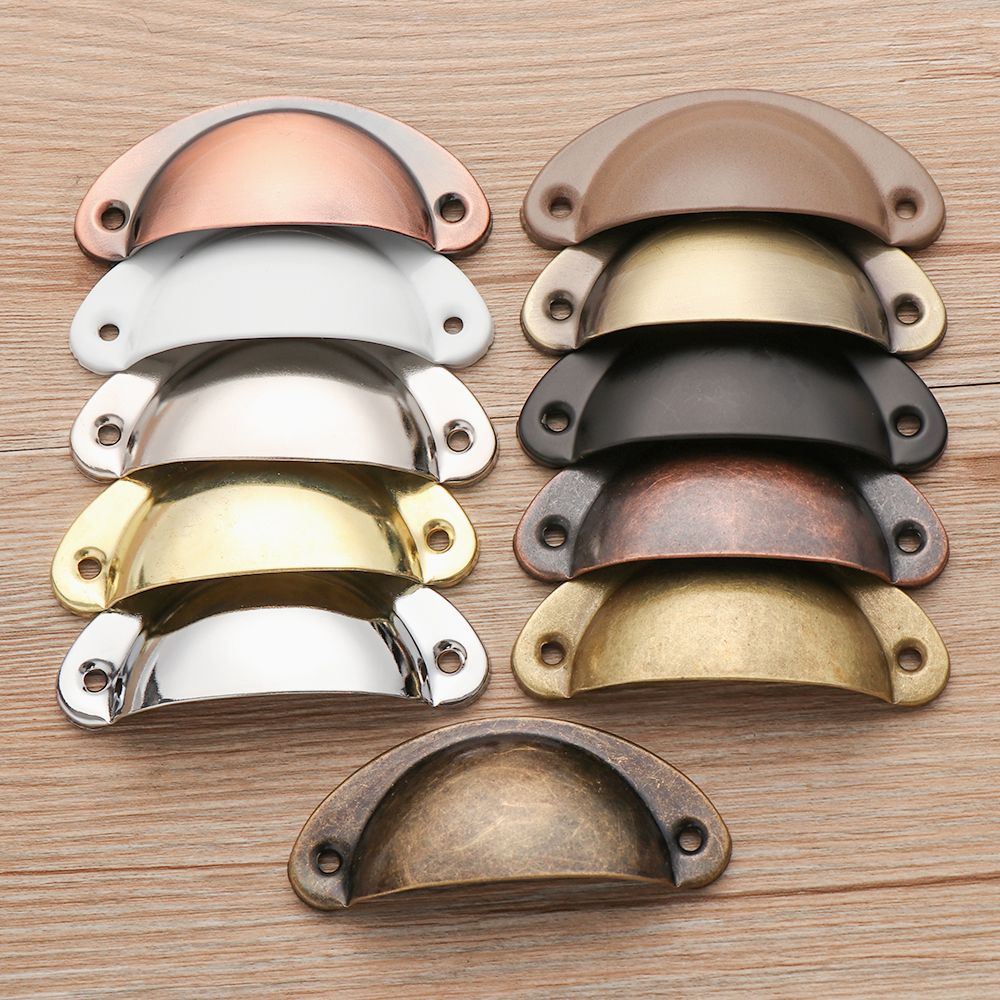 Furniture Hardware China - 2PCS Antique Brass Shell Pull Handles