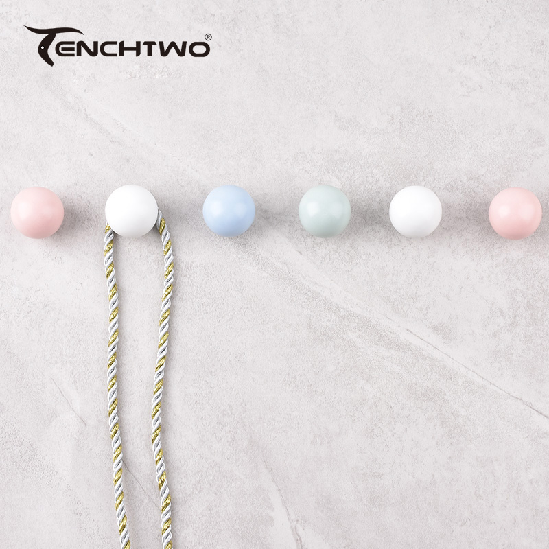 Round Ceramic Hook Clothes Han - Furniture Hardware Jig avis et prix