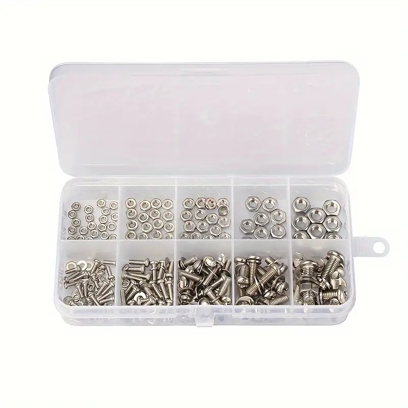 320PCS Hex Nuts & Bolts Set M2 - Universal Furniture Hardware avis et prix
