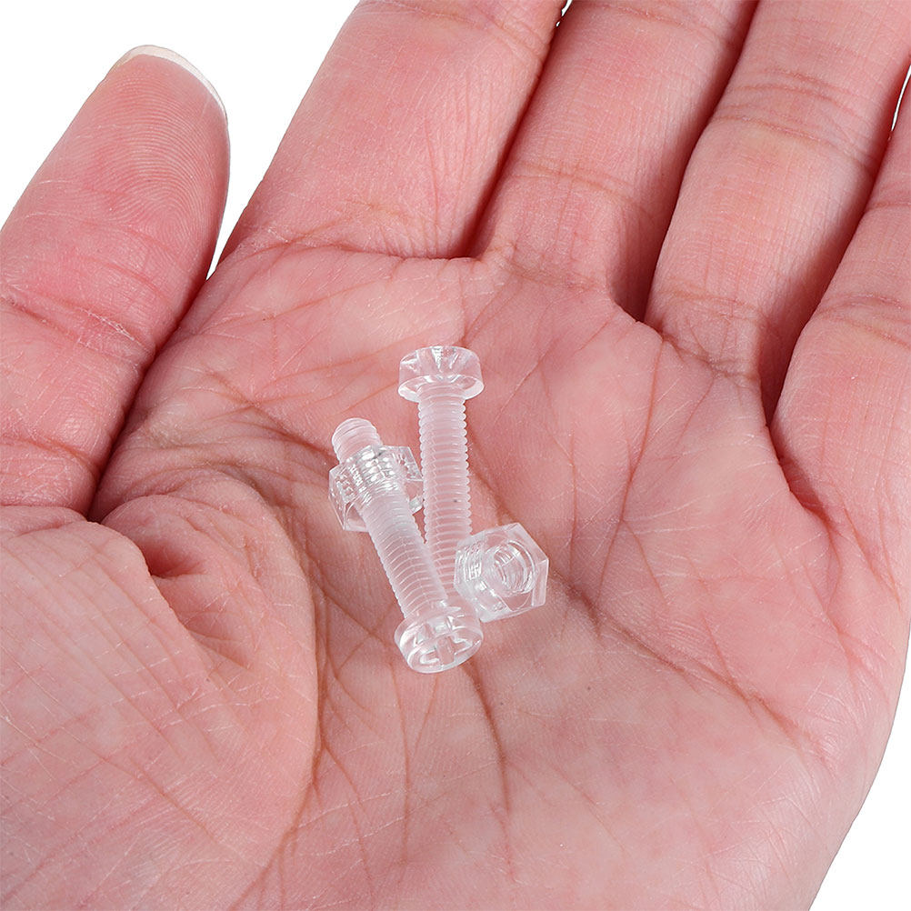 10Set Transparent Acrylic Self - Furniture Hardware Nut avis et prix