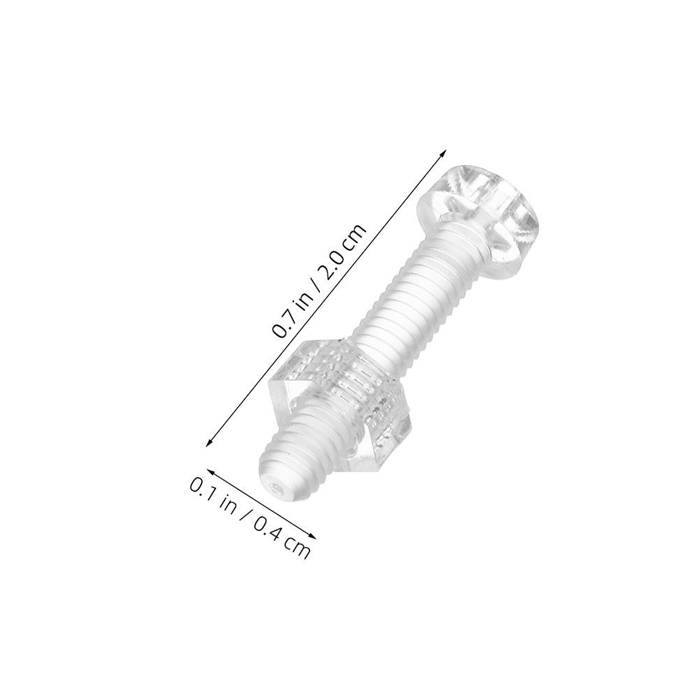 10Set Transparent Acrylic Self - Furniture Hardware Nut avis et prix