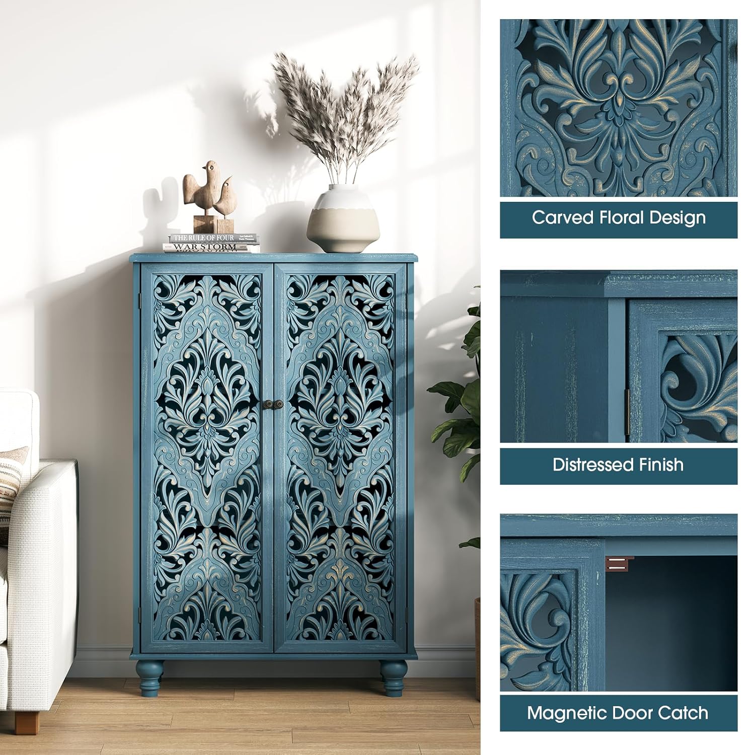 Mandala Carved Door Accent Cab - Cabinet Hinge Overlay avis et prix