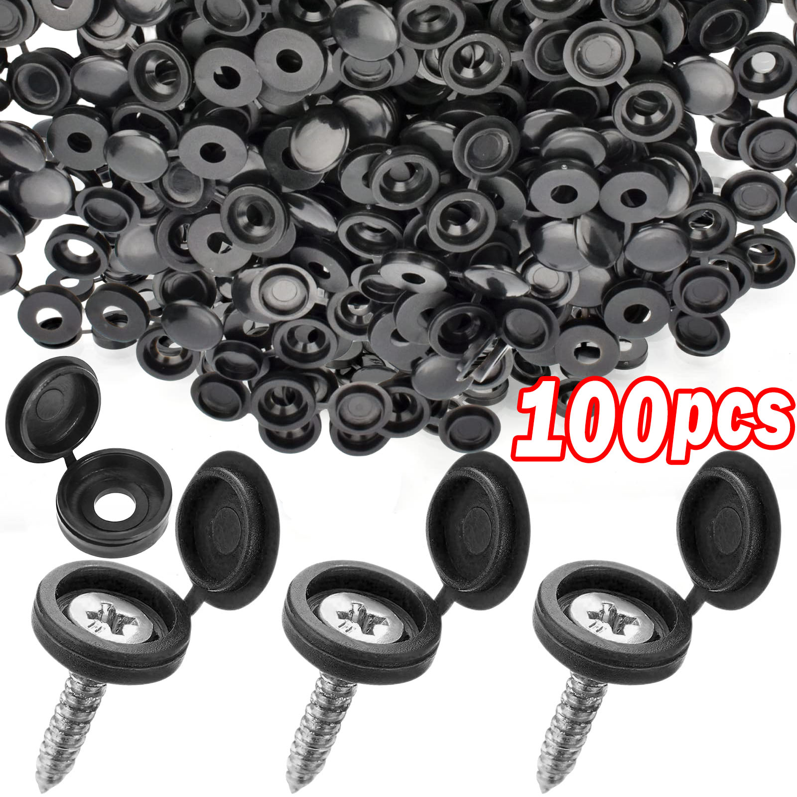 5/100PCS Hinged Plastic Screw  - Furniture Hardware Nut avis et prix