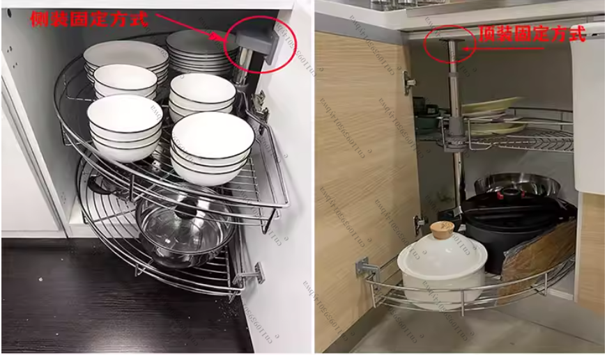 The Arc-shaped Pull-out Basket - Cabinet Hinge Overlay avis et prix