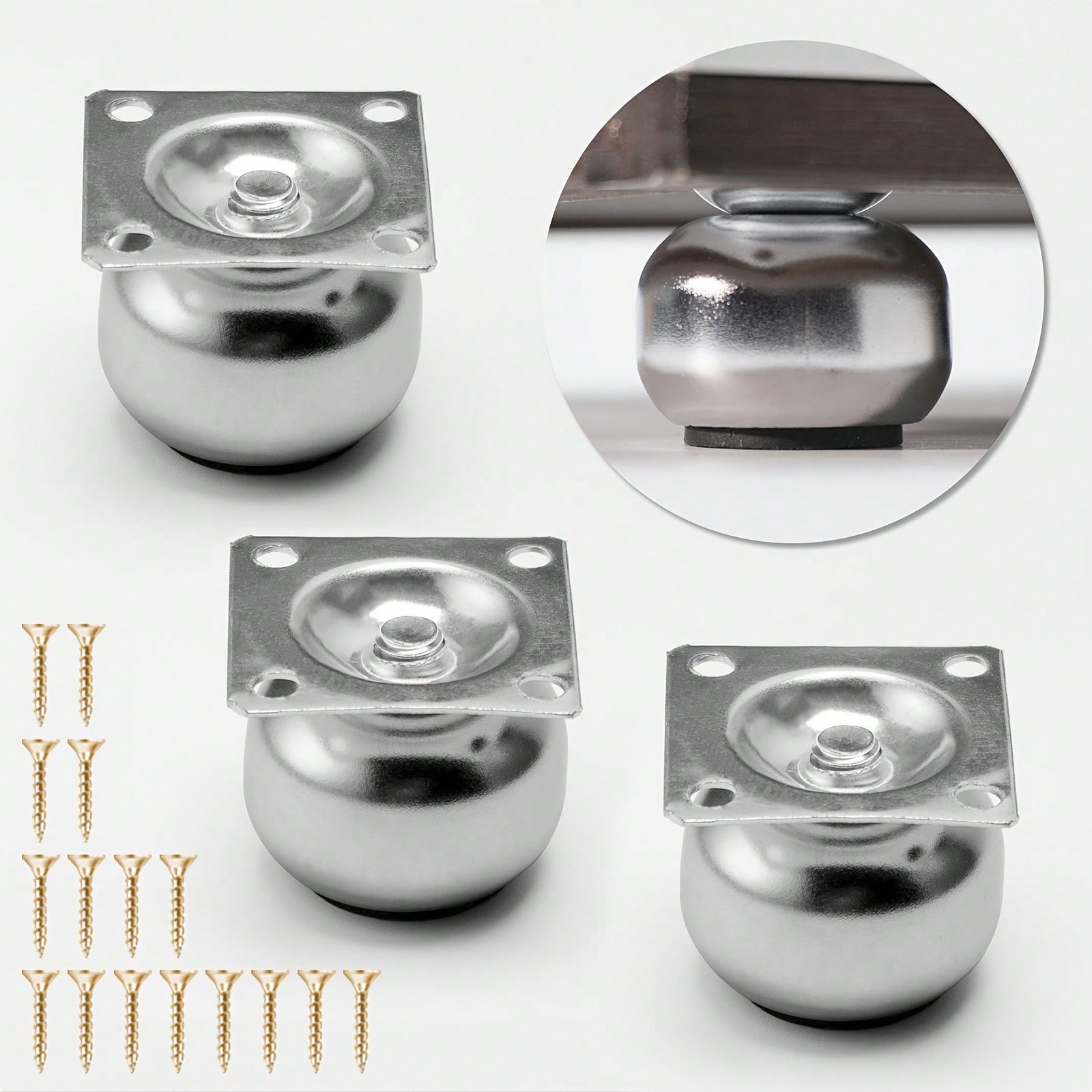 [4 pieces of metal furniture l - Furniture Leg Set avis et prix