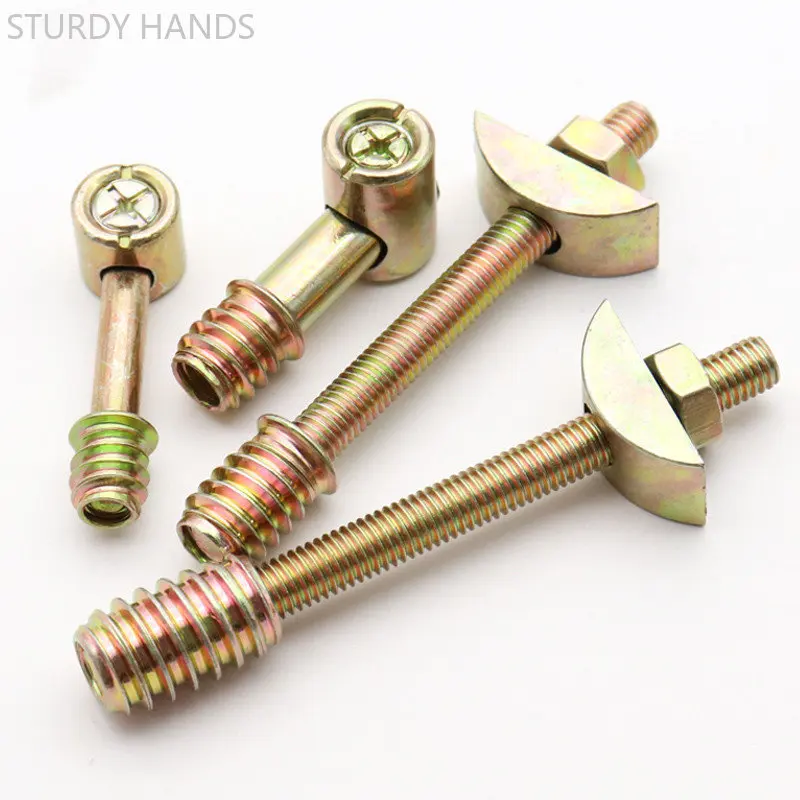 10Set Thickened 4-in-1 Connect - Furniture Hardware Nut avis et prix