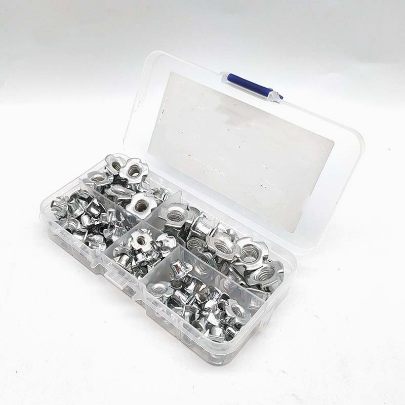 90pcs/Box Four Claws Nut M3 M4 - Furniture Hardware Nut avis et prix