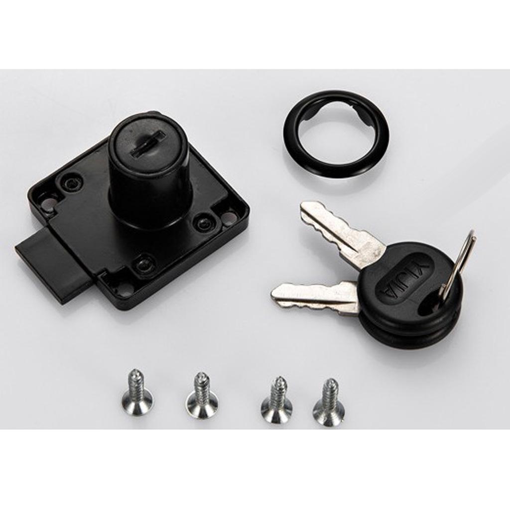 2x Drawer Locks with 2 Lock Ke - Office Furniture Hardware avis et prix