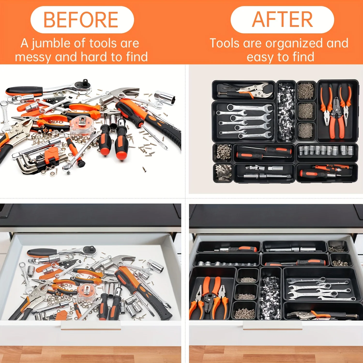 8/22/32pcs Tool Organizer Box  - Office Furniture Hardware avis et prix