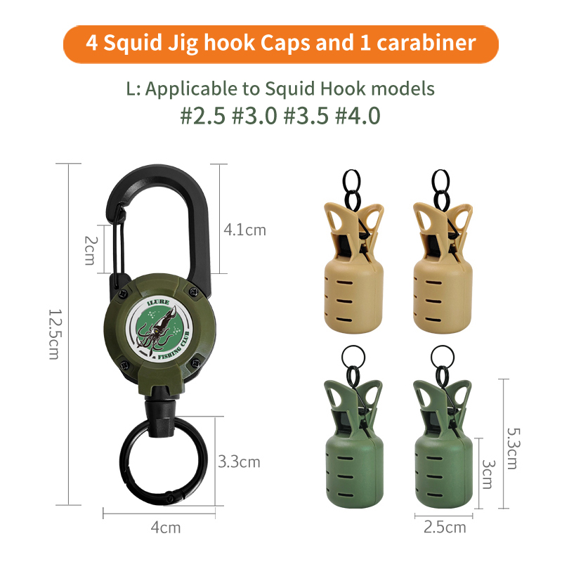 4pcs Telescopic Squid Jig Bait - Furniture Hardware Jig avis et prix