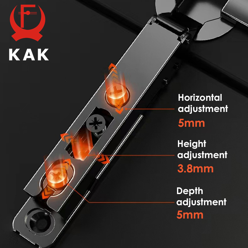 KAK 2PCS Hidden Hydraulic Kitc - Cabinet Hinge Overlay avis et prix