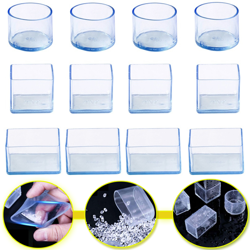 4/8pcs/set Chair Leg Caps Rubb - Furniture Leg Set avis et prix