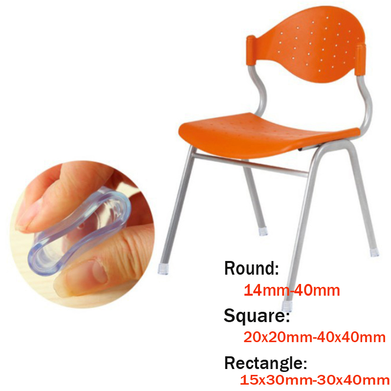 4/8pcs/set Chair Leg Caps Rubb - Furniture Leg Set avis et prix