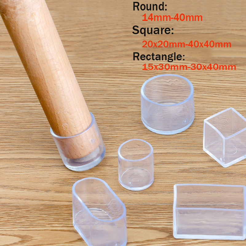 4/8pcs/set Chair Leg Caps Rubb - Furniture Leg Set avis et prix