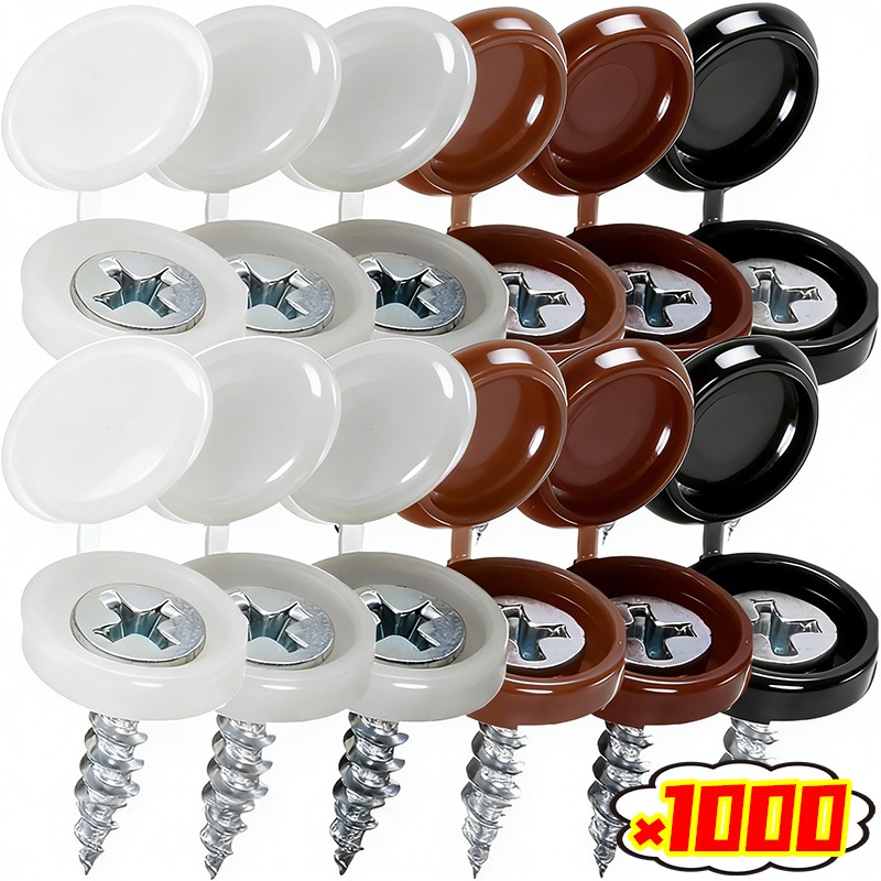 1000/100pcs Plastic Nails Scre - Furniture Hardware Nut avis et prix