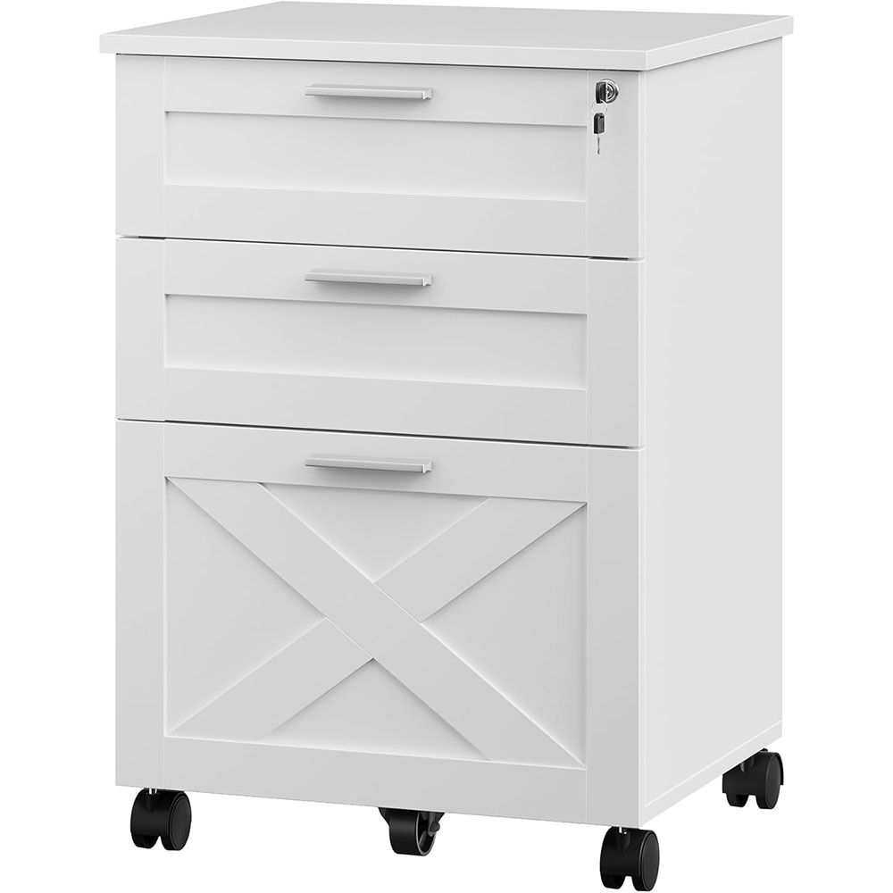 3-Drawer Rolling File Cabinet  - Office Furniture Hardware avis et prix