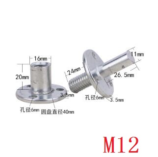 M12 M20 Bed Column Connector S - Furniture Hardware Nut avis et prix