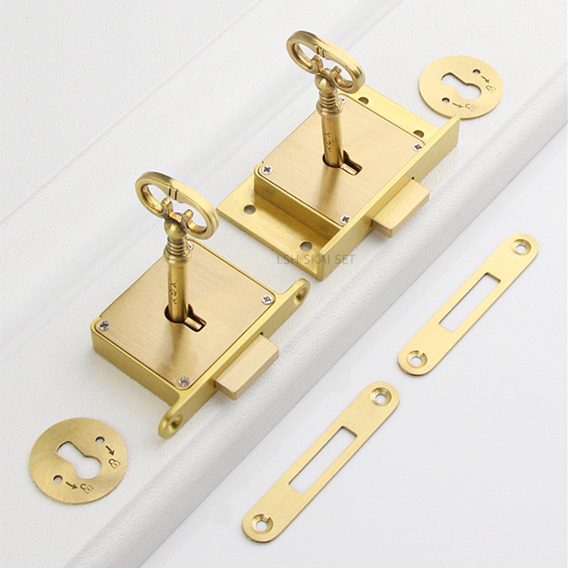 1PC Retro Brass Drawer Lock, O - Office Furniture Hardware avis et prix