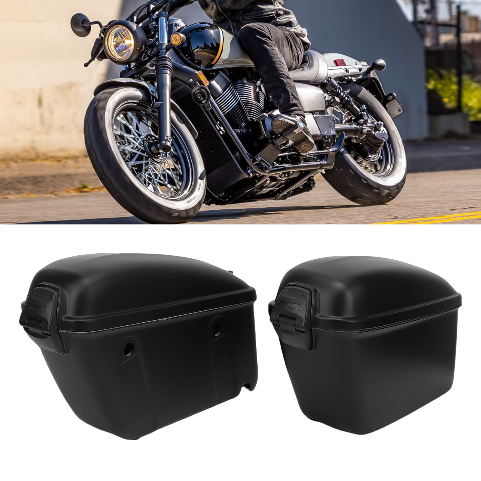 22L Motorcycle Hard Saddle Bag - Universal Furniture Hardware avis et prix