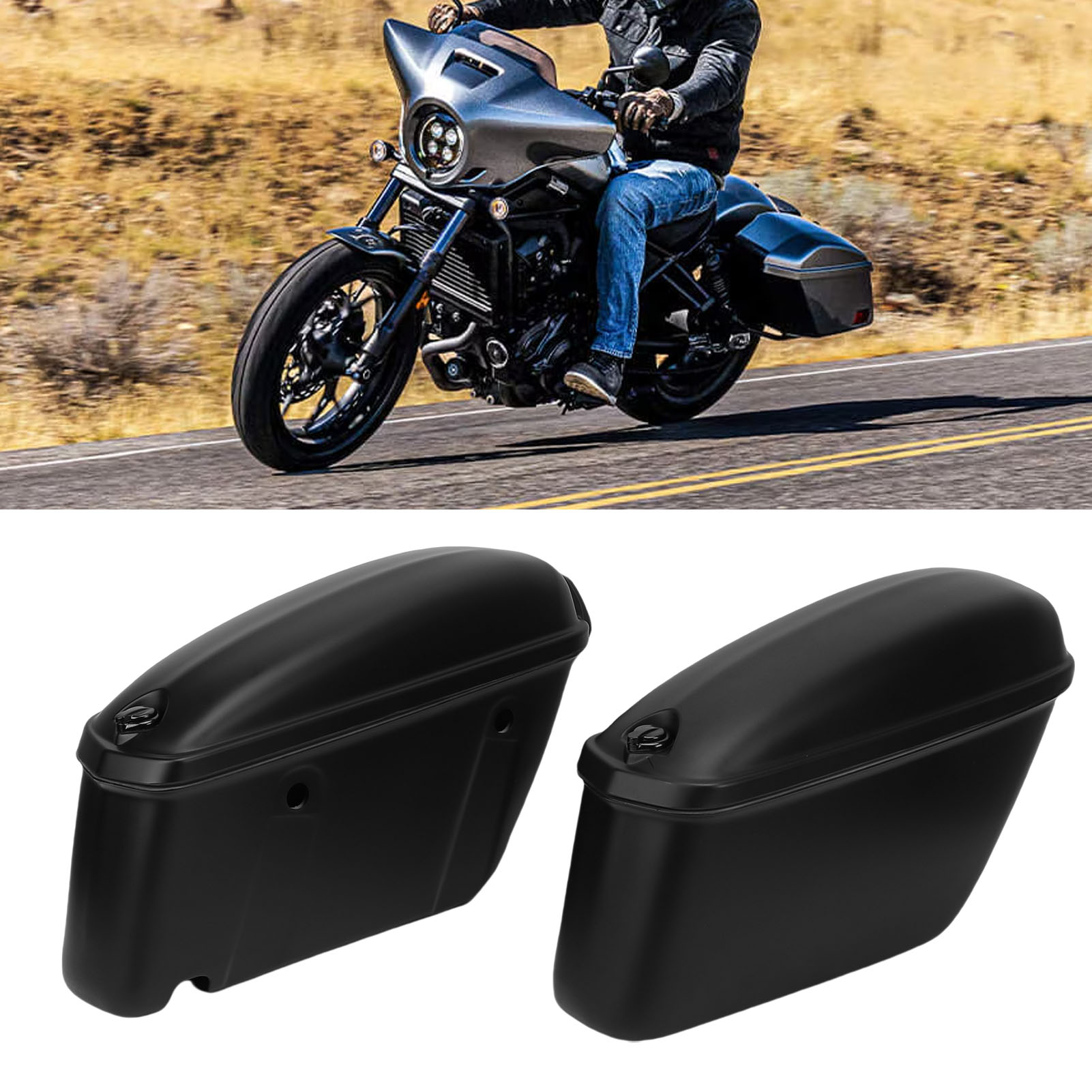 22L Motorcycle Hard Saddle Bag - Universal Furniture Hardware avis et prix