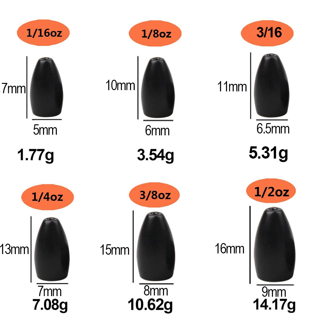 Tungsten Steel Fishing Weights - Furniture Hardware Jig avis et prix