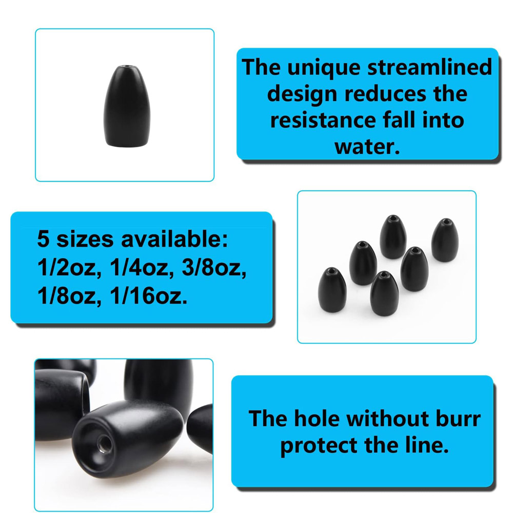 Tungsten Steel Fishing Weights - Furniture Hardware Jig avis et prix