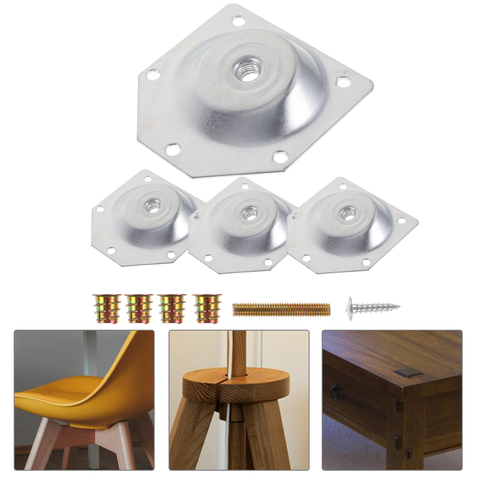 4Pcs Furniture Leg Brace Conne - Furniture Hardware Nut avis et prix